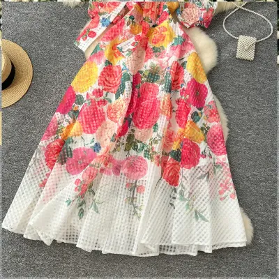ELEGANT PRINTED LONG SKIRT FOR WOMEN